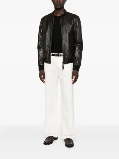 Husbands Five-pocket Jeans In White