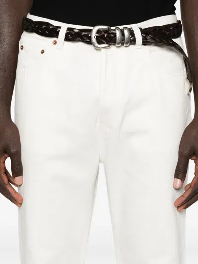 Husbands Five-pocket Jeans In White