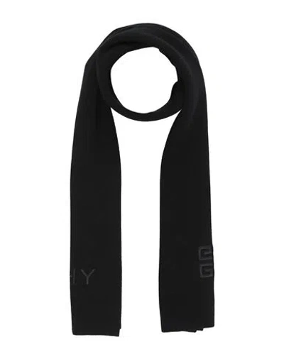 Givenchy Man Scarf Black Size - Wool, Cashmere In Black
