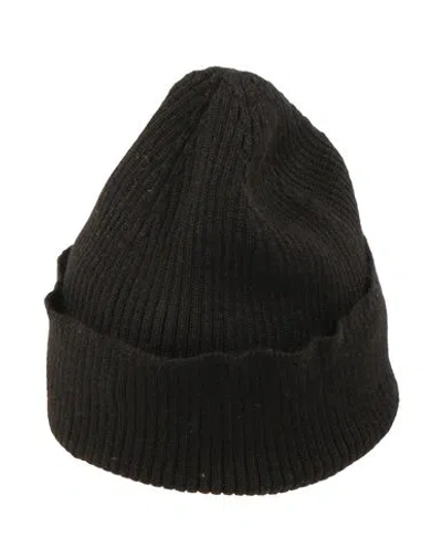 Rick Owens Toddler Boy Hat Black Size 6 Virgin Wool In Black