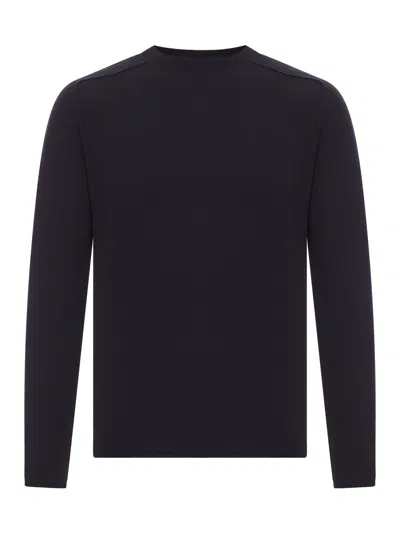 Transit Crew Neck Wool Sweater In Black
