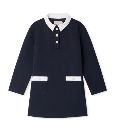 Bonpoint Jersey Dress In Blue