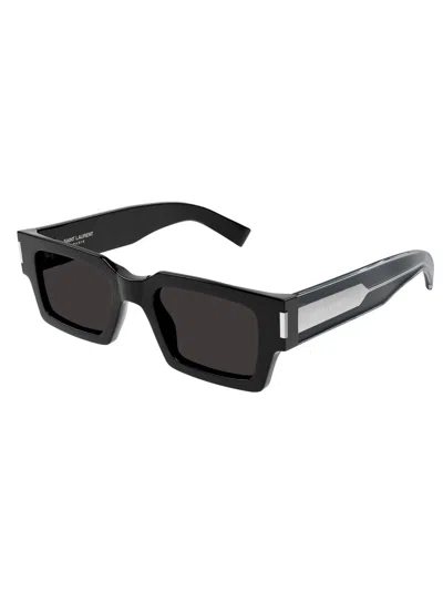 Saint Laurent Sl 572 Linea Corner Angle 001 Black Crystal Grey Sunglasses