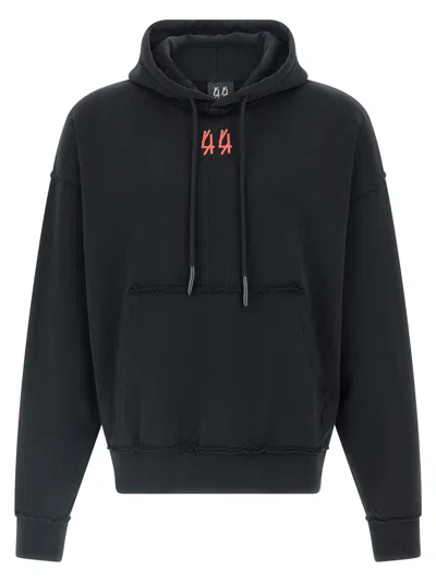 44 Label Group Black Drip Hoodie Sweatshirt In Multi