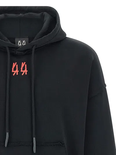 44 Label Group Black Drip Hoodie Sweatshirt In Multi