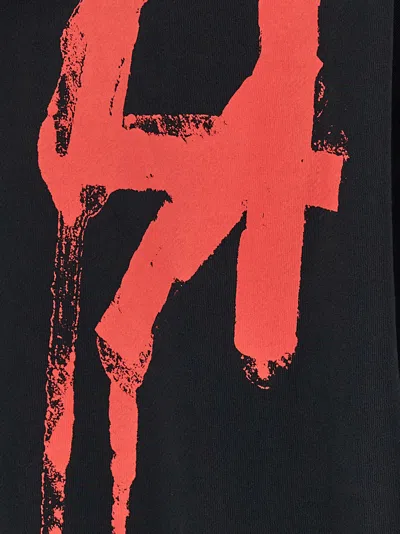 44 Label Group Black Drip Hoodie Sweatshirt In Multi