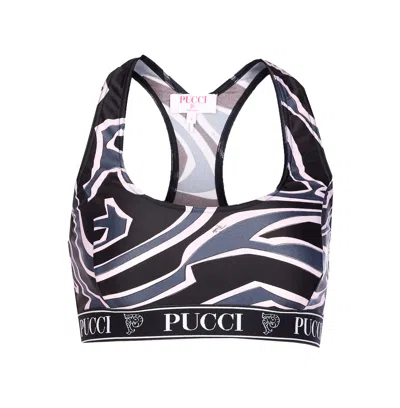 Pucci Geometric Racerback Top For Modern Style In Multi