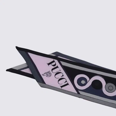 Pucci Graphic Lightweight Rectangular Scarf Design In Multi