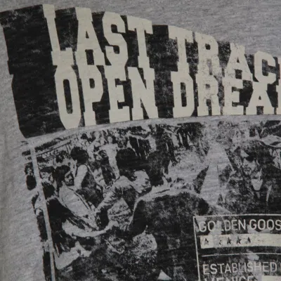 Golden Goose Regular Fit Vintage Treatment Slub Jersey T-shirt In Neutral