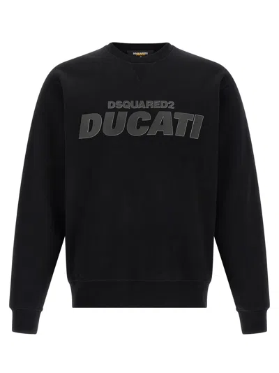 Dsquared2 X Ducati Capsule Sweatshirt In Black