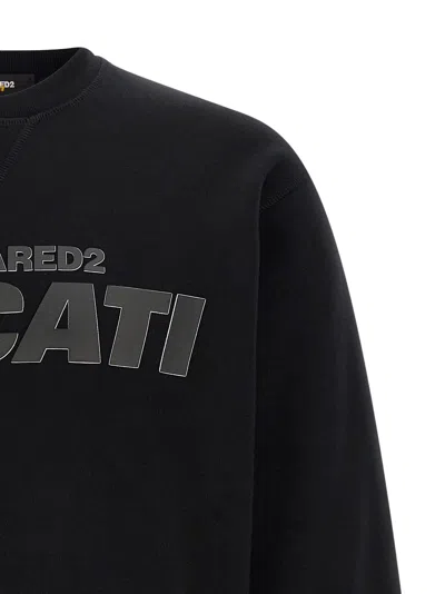 Dsquared2 X Ducati Capsule Sweatshirt In Black
