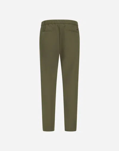 Herno Light Comfort Stretch Woven Trousers In Black