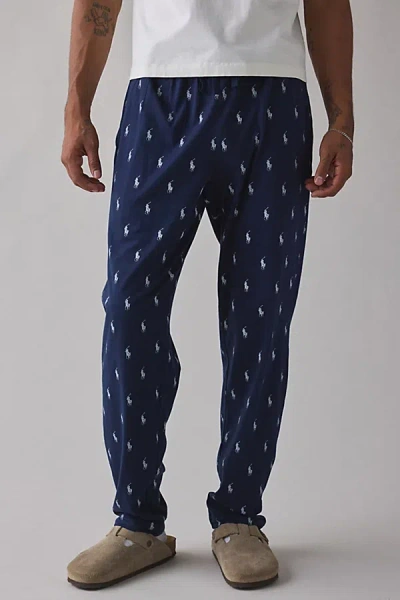 Polo Ralph Lauren Classic Knit Sleep Pants In Blue
