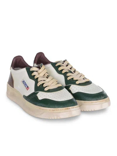 Autry Leather-panelled Sneakers In Multi