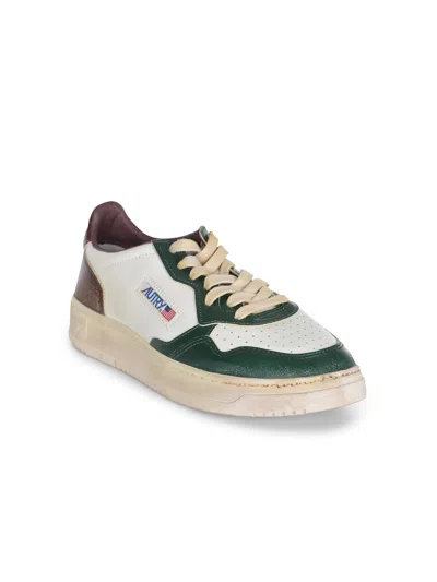 Autry Leather-panelled Sneakers In Multi
