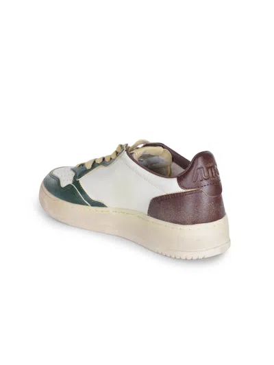 Autry Leather-panelled Sneakers In Multi