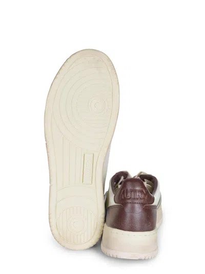 Autry Leather-panelled Sneakers In Multi