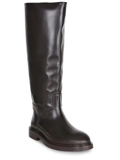 Poeve Boots Made Of  Calf Leather In Black