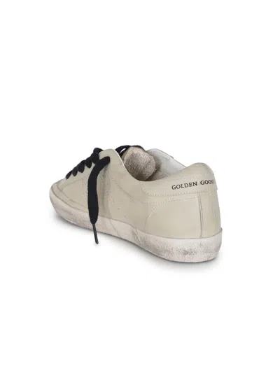 Golden Goose Light Beige/animalier Super-star Sneaker In Animal Print