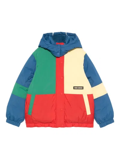 COLOUR-BLOCK PADDED JACKET