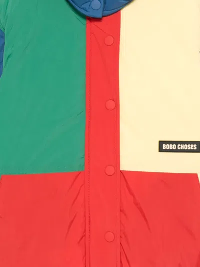 COLOUR-BLOCK PADDED JACKET