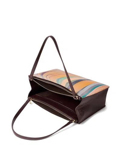 Paul Smith Dusky Swirl Double Zip Tote Bag In Multi