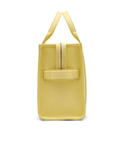 Marc Jacobs The Leather Medium Tote Bag In Brown