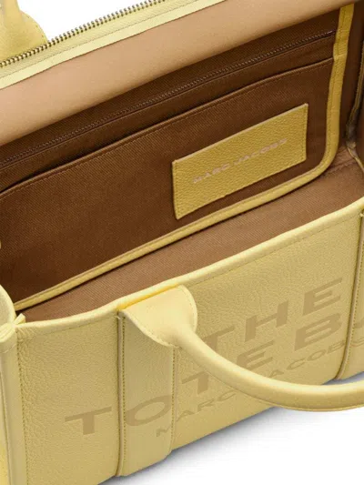 Marc Jacobs The Leather Medium Tote Bag In Brown