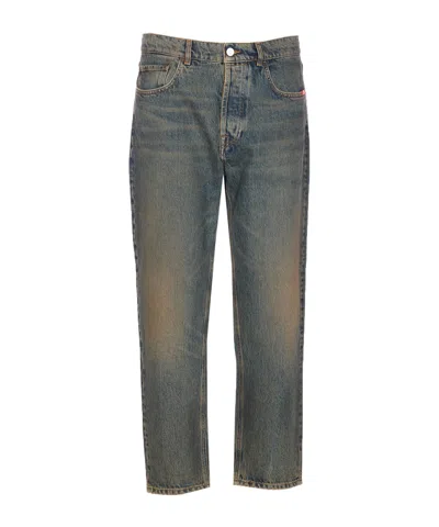 Amish Belt Loop Jeans In Gray