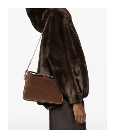 Aesther Ekme "soft Baguette" Crossbody Bag In Brown