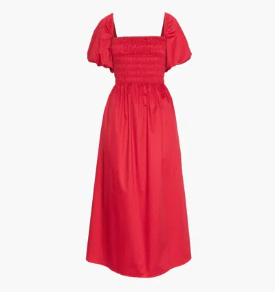 Hill House Home The Julia Dress In Red