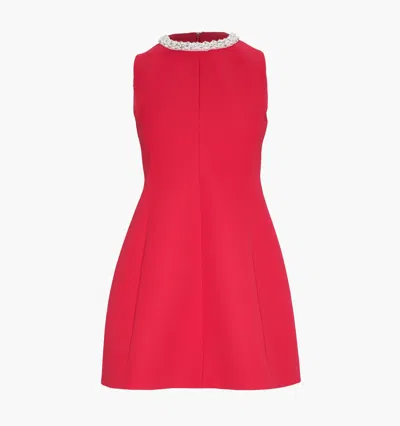 Hill House Home The Parker Dress Cherry In Red