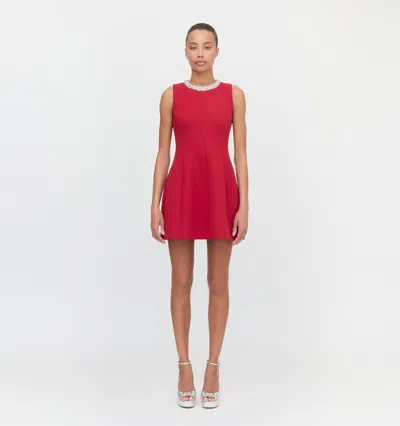 Hill House Home The Parker Dress Cherry In Red