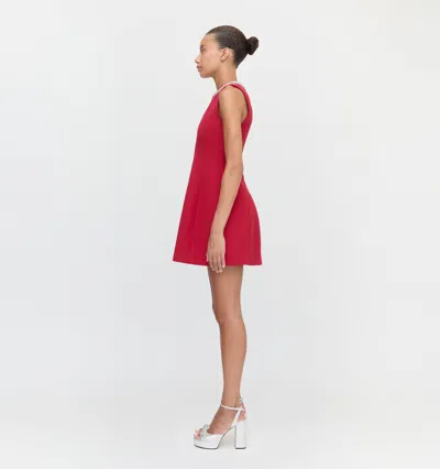 Hill House Home The Parker Dress Cherry In Red