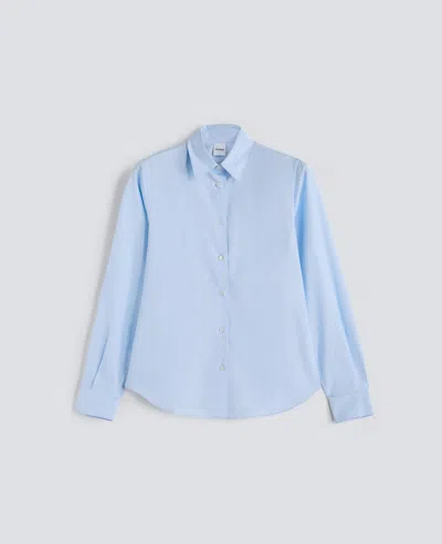 Aspesi Camicia Classica In Popeline Di Cotone - Azzurro In Blue