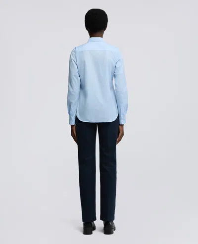 Aspesi Camicia Classica In Popeline Di Cotone - Azzurro In Blue