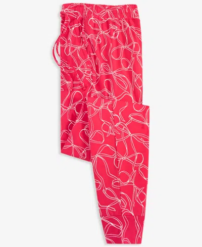 State Of Day Women's Jogger Pajama Pants Xs-3x, Created For Macy's In Red