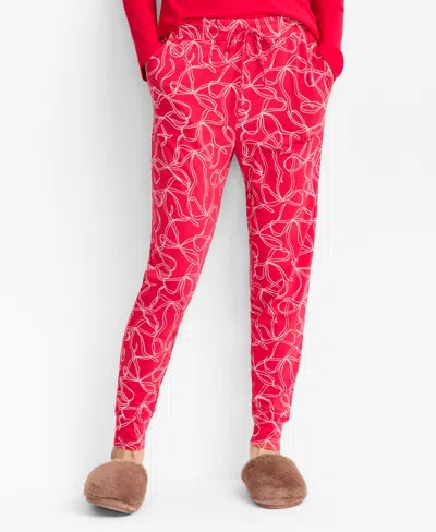 State Of Day Women's Jogger Pajama Pants Xs-3x, Created For Macy's In Red