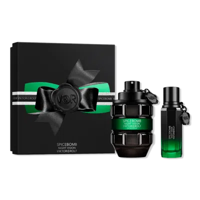 Viktor & Rolf Spicebomb Night Vision Discovery 2-piece Gift Set In Black