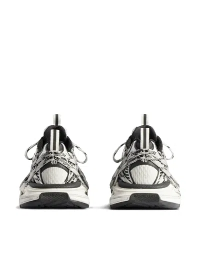 Balenciaga Mens 3xl Extreme Laces Logo Sneaker In White