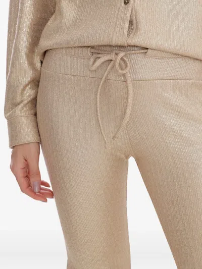 Amir Slama X Astrid Drawstring Flared Trousers In Neutral