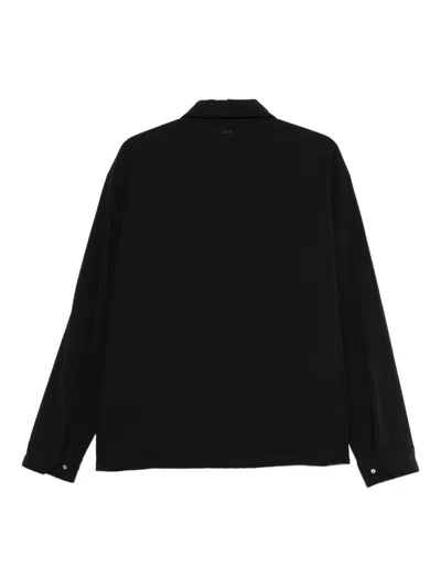 Herno Casual Long Sleeve Shirt Jacket In Black