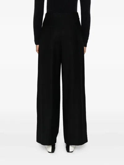 Susanne Bommer Pleated Pants In Black