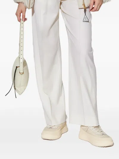 Moncler Womens Natural Brossette Quilted Shell-down Jacket In White