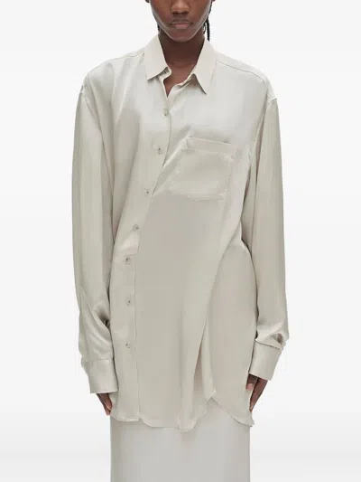 Ann Demeulemeester Elisabeth Long High Comfort Shirt In White