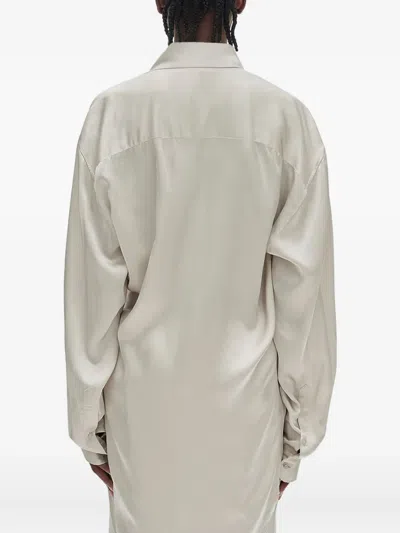 Ann Demeulemeester Elisabeth Long High Comfort Shirt In White