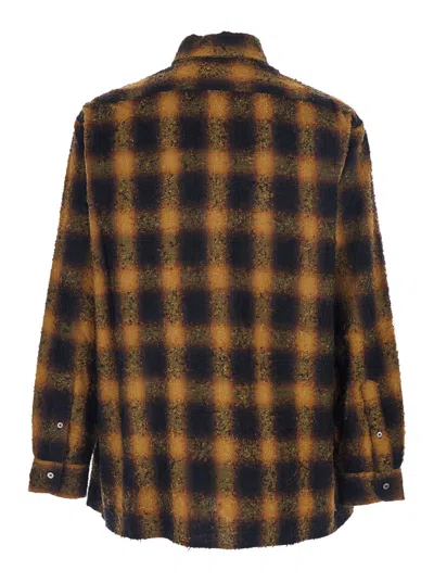 Jordanluca Check Patch-pocket Shirt In Black