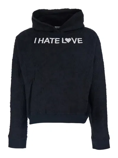 Jordanluca Long-sleeved Sweatshirt In Black