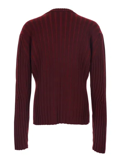 Jordanluca Drop Shoulders Jumper In Red