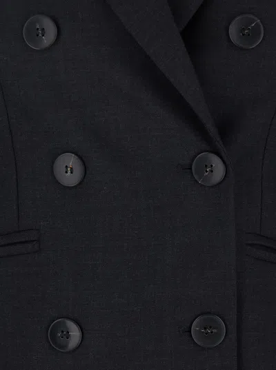 Merci Long-sleeved Suit Jacket In Black